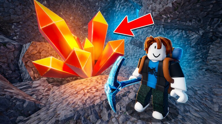 Mine a Mountain official Roblox game artwork